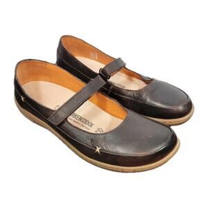 Birkenstock Iona Mary Janes Women Size 40, US 9 Flat Strap Shoes Brown